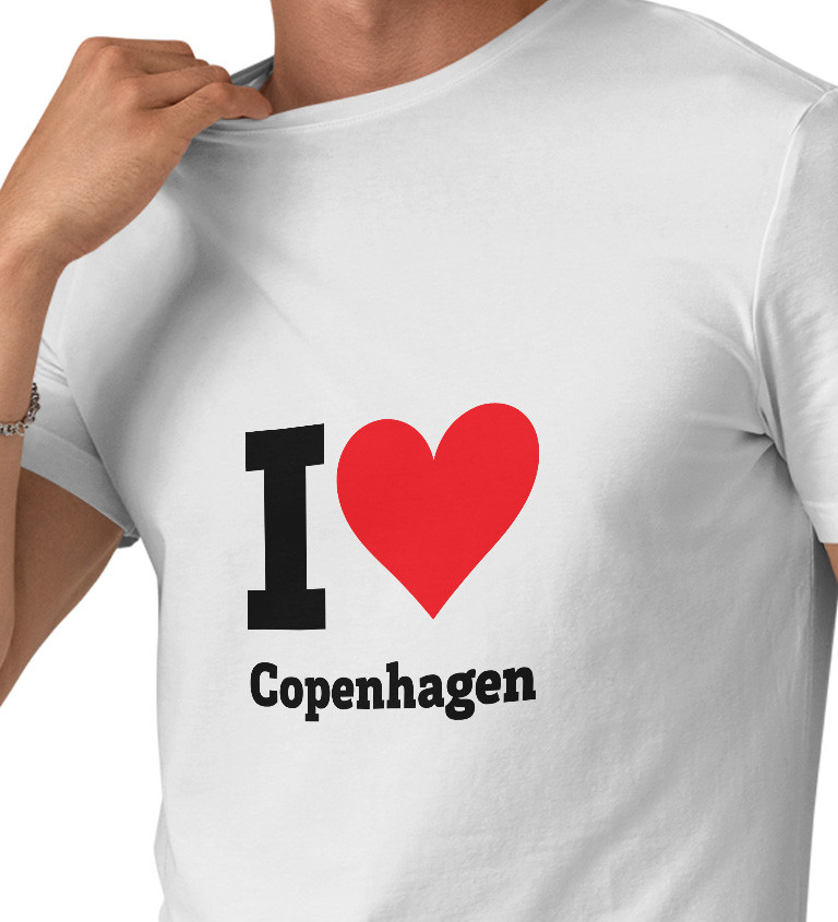 Pánské triko - I love Copenhagen