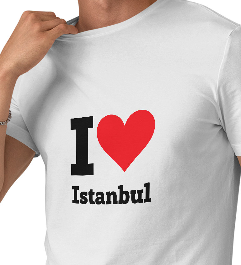 Pánské triko -  I love Istanbul