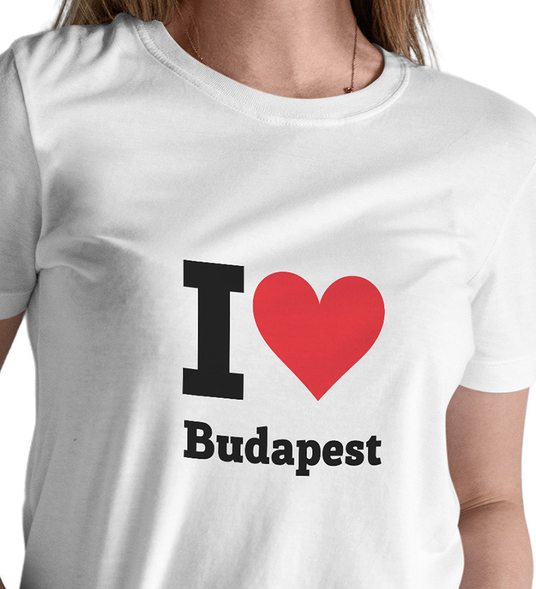 Dámské triko - I love Budapest