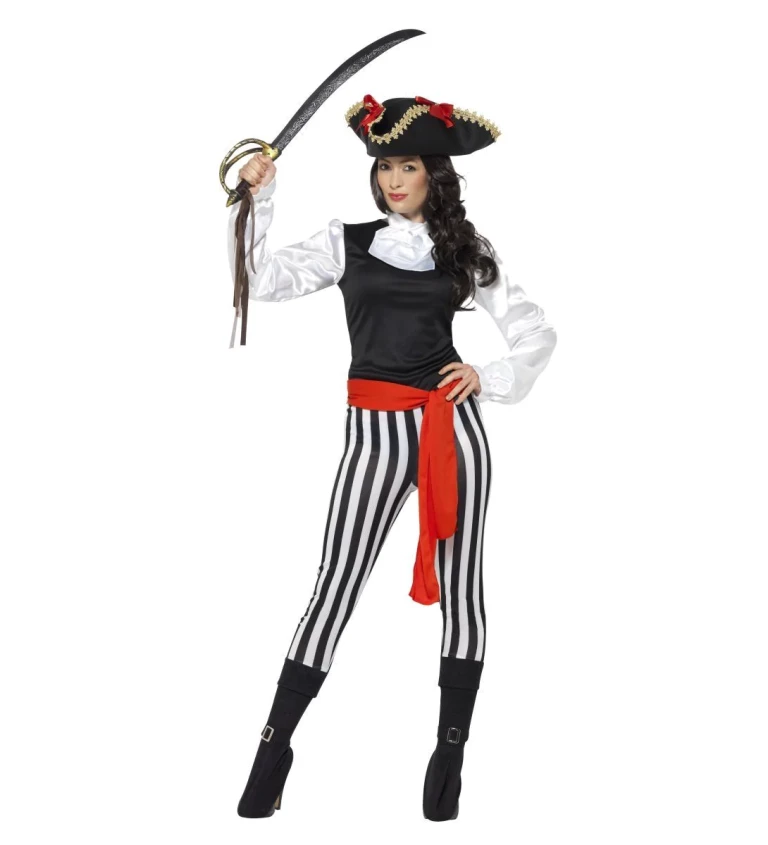Dámský kostým Půvabná pirátka
