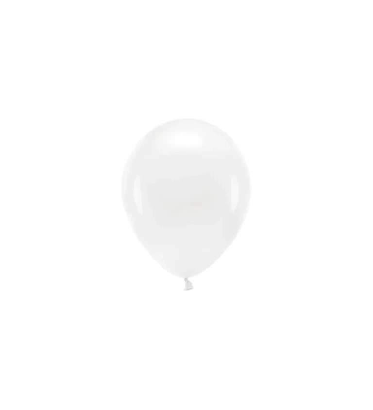 Bílé latexové balóny