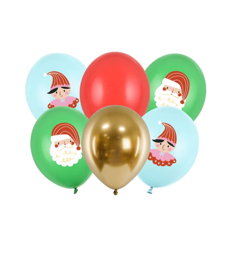 Latexové balóny Santa Claus
