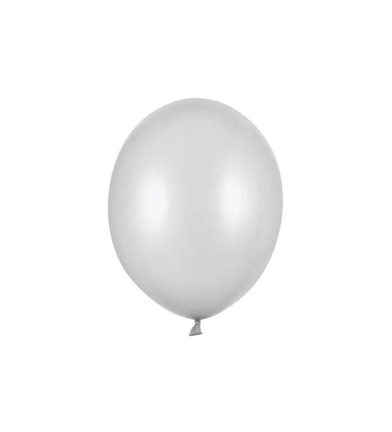 Latexové stříbrné balóny