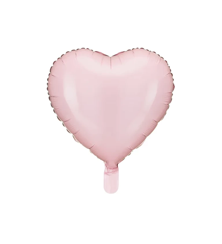 Balónek světle růžové srdíčko