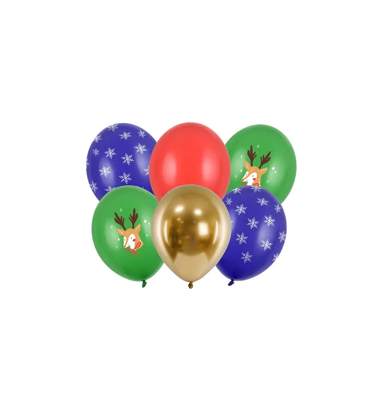 Vánoční latexové balóny