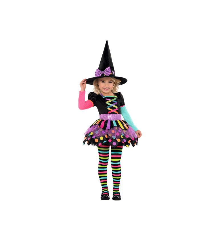 Dětský kostým čarodějka magie