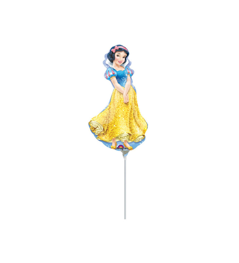 Princezna Sněhurka balón na tyčce