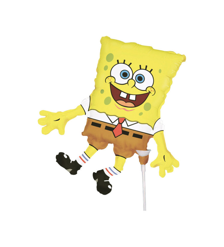 Spongebob balón na tyčce
