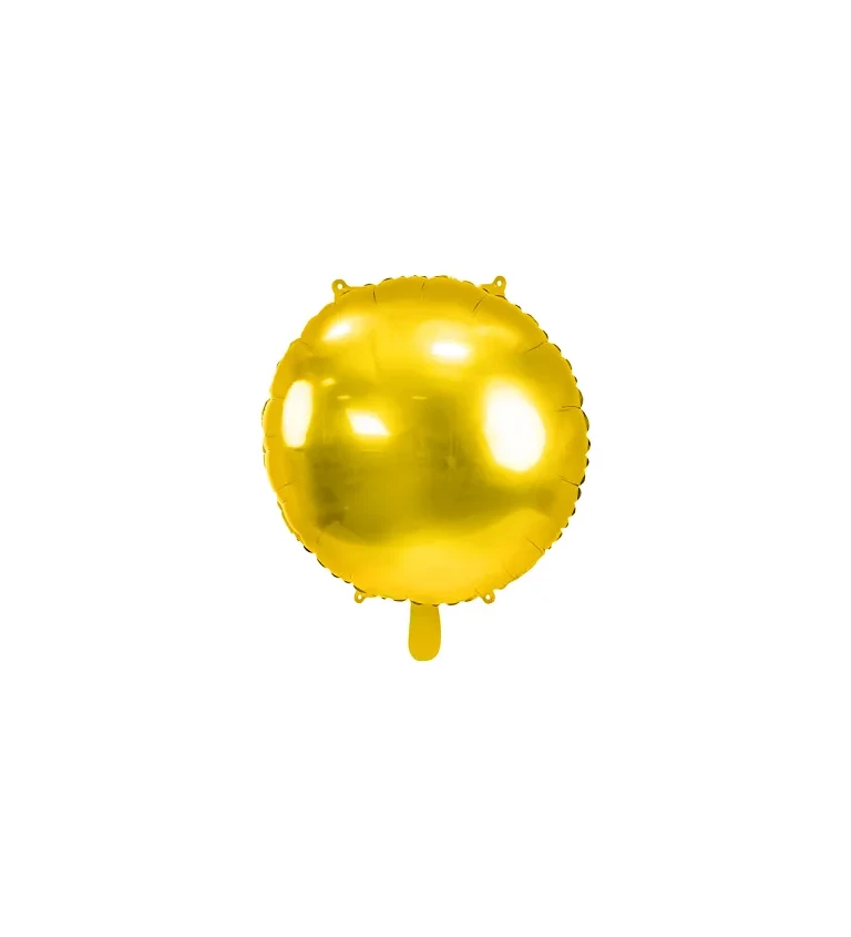 Zlatý fóliový balón