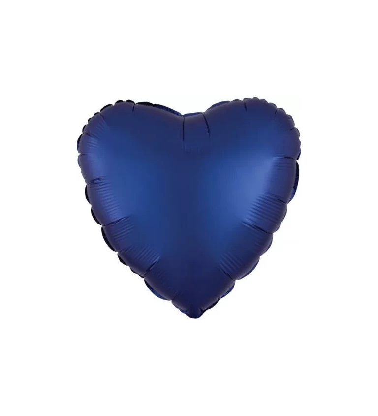 Velké srdce modrý balónek