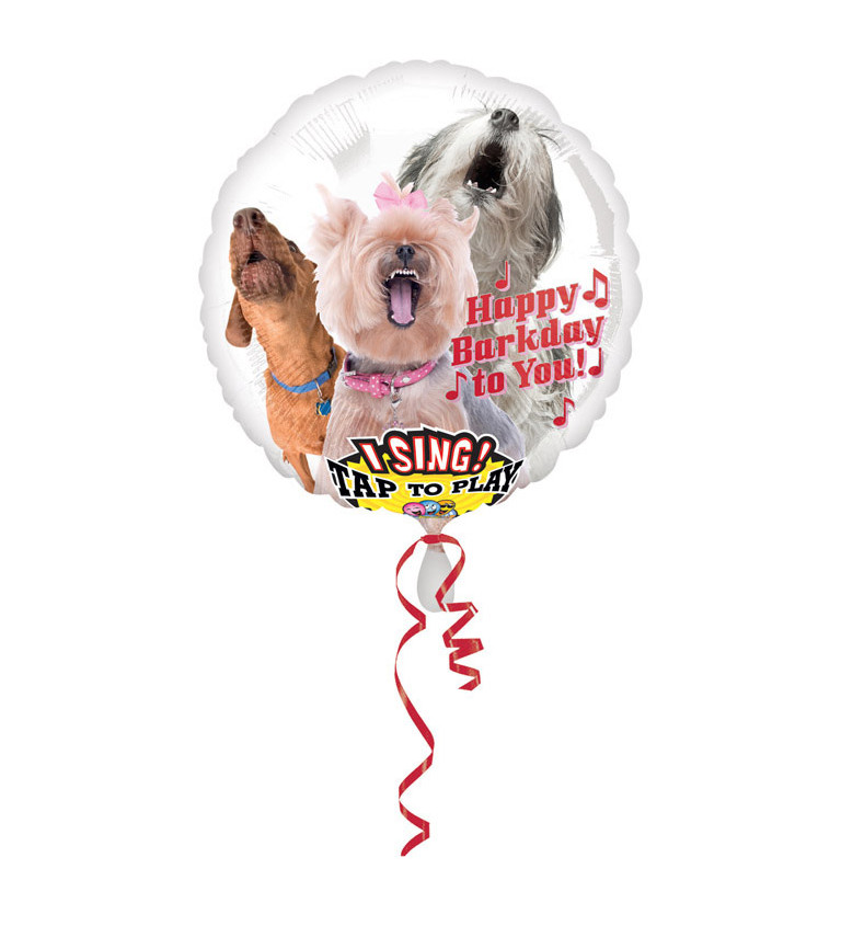 Balónek štěkající pes