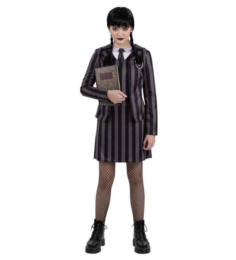 Dětský kostým gotické školní uniformy