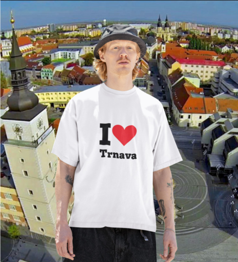 Nažehlovací nápis - I love Trnava