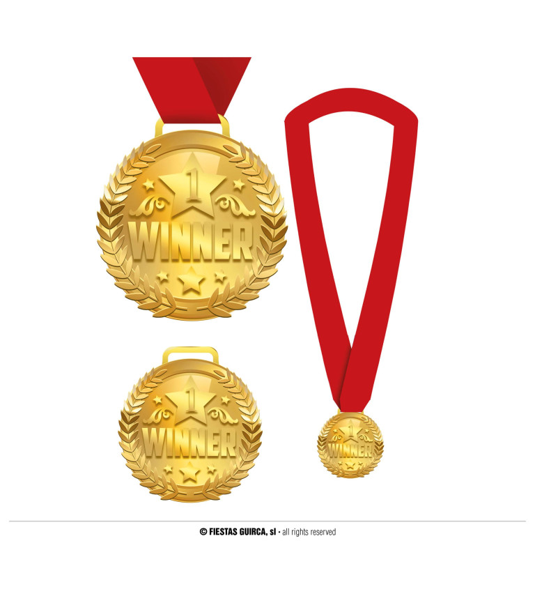 Medaile - Vítěz