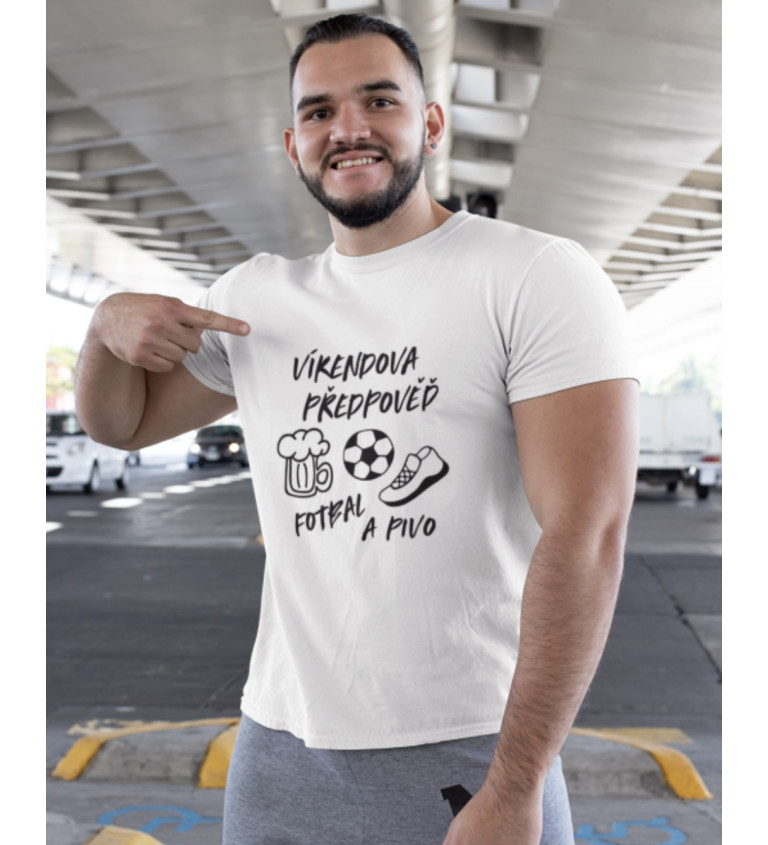 Nažehlovací nápis - Víkendová předpověď