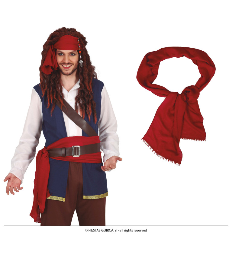Pirátská sada - šátek a pásek
