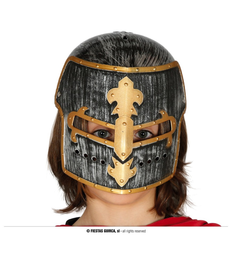 Dětská středověká helma