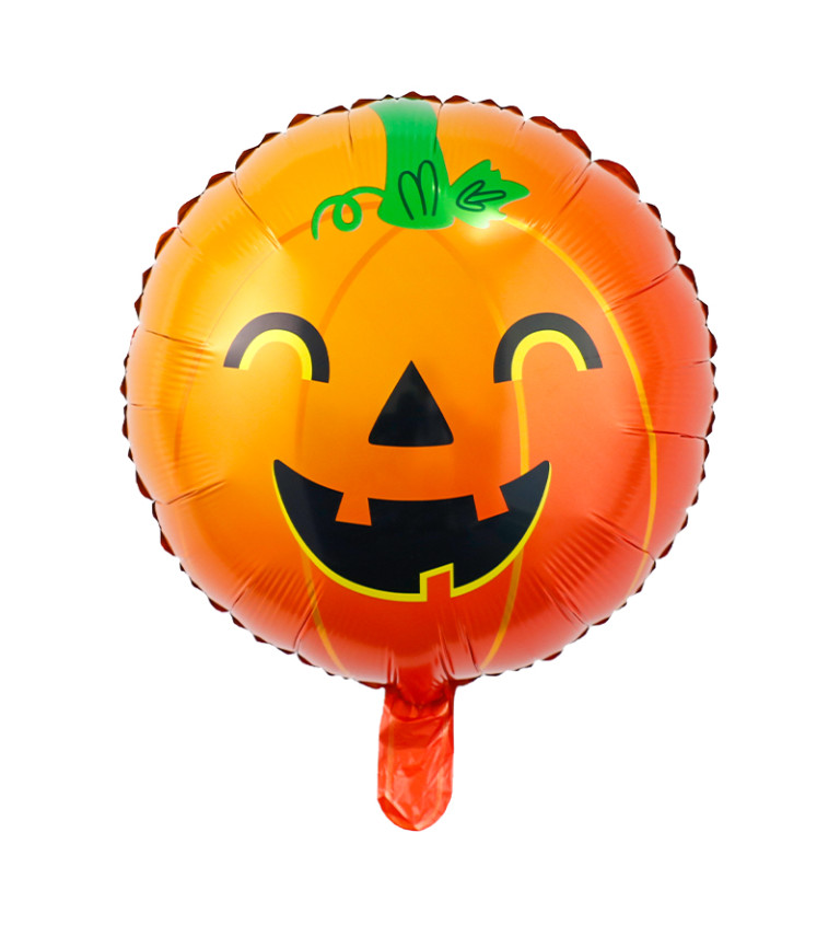 Fóliový balónek Dýně oranžová 45 cm