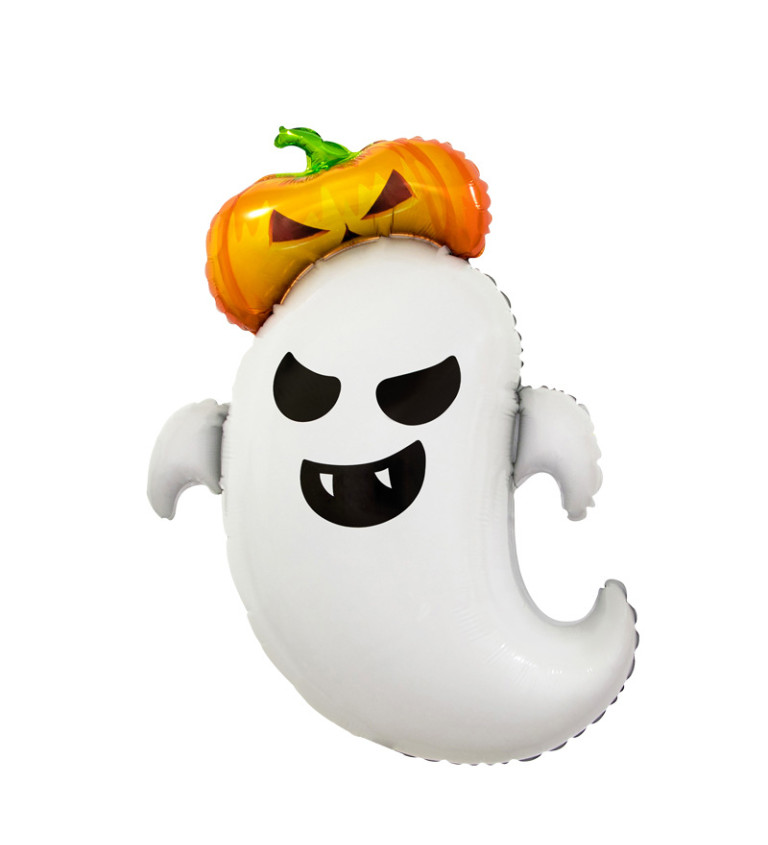 Fóliový balónek Duch bílý