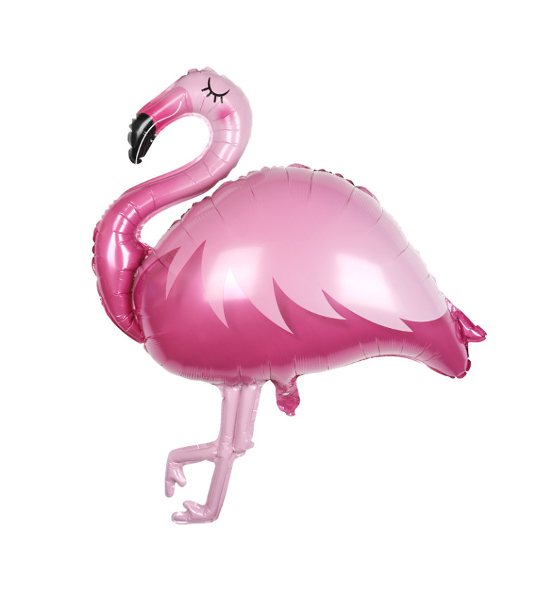 Fóliový balónek Plameňák růžový