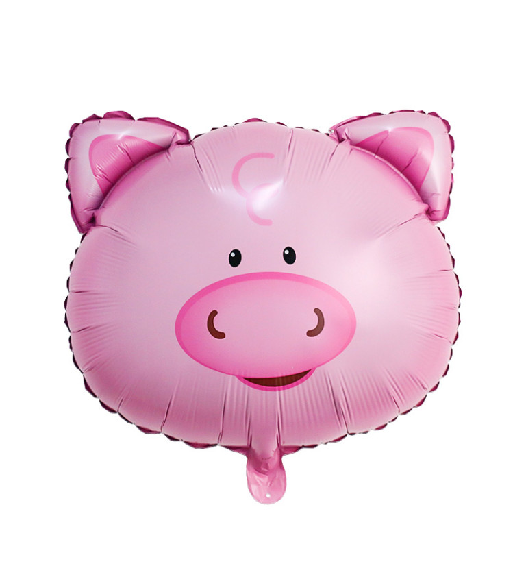Fóliový balónek Prasátko růžové