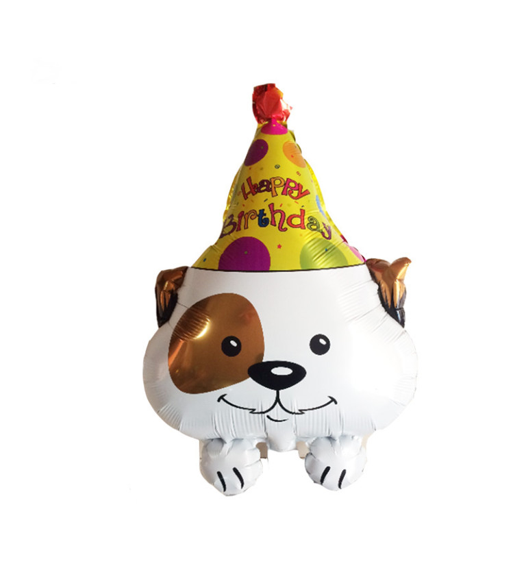 Fóliový balónek Pejsek bílý