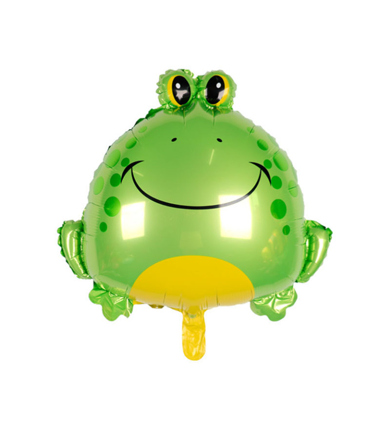Fóliový balónek Žabička zelená