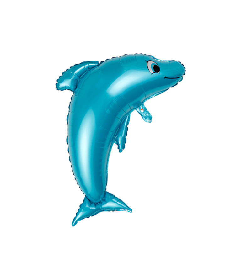 Fóliový balónek Delfín modrý