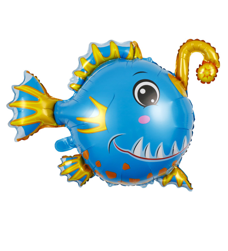 Fóliový balónek Piraňa modrá