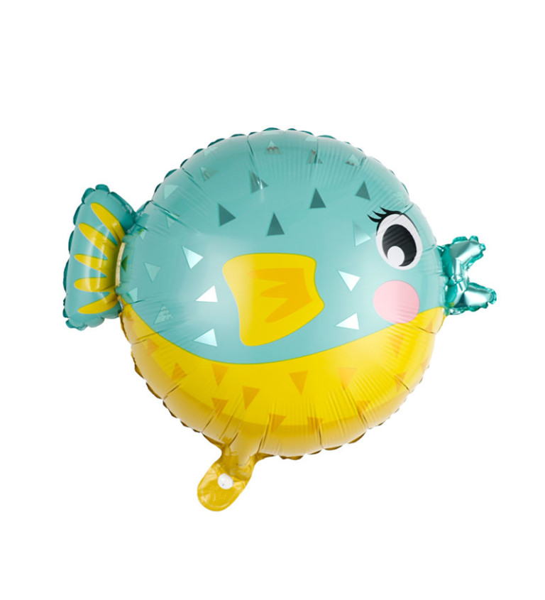 Fóliový balónek Čtverzubec barevný