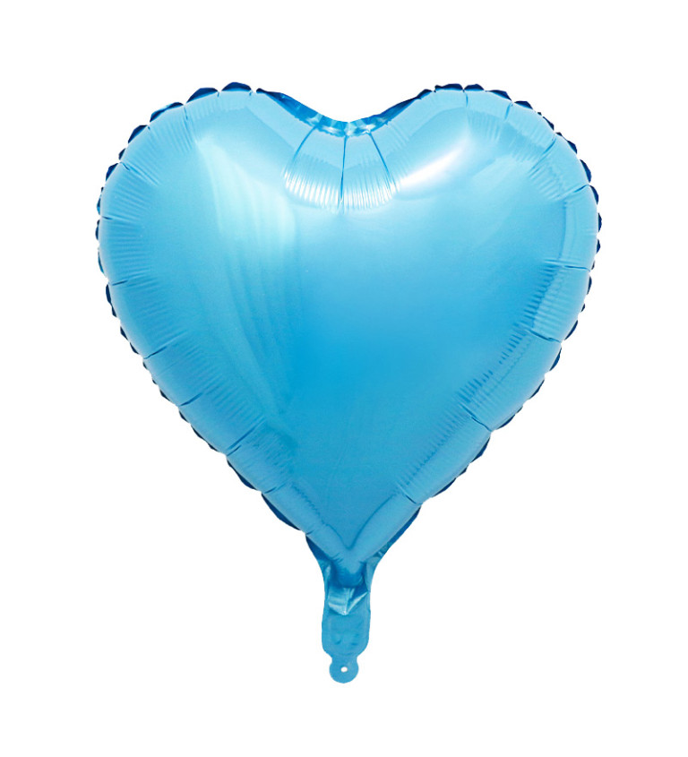 Fóliový balónek Srdce světle modré 45 cm