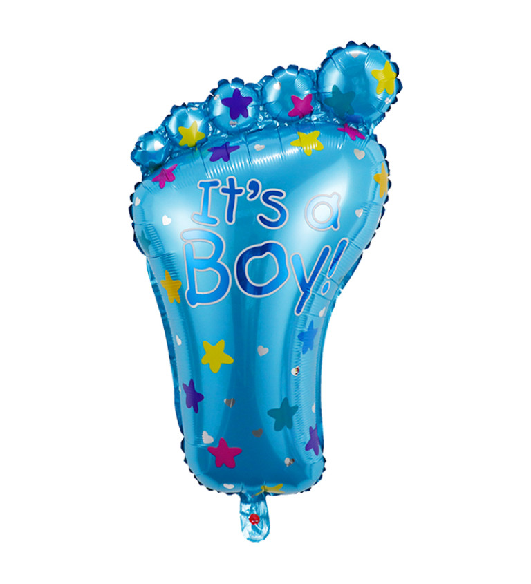 Fóliový balónek - Noha kluk