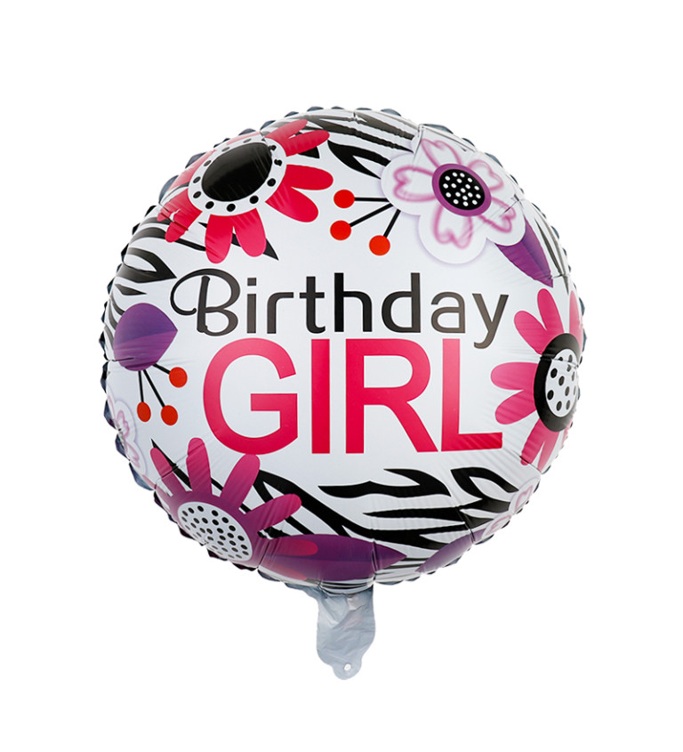 Fóliový balónek - Birthday girl