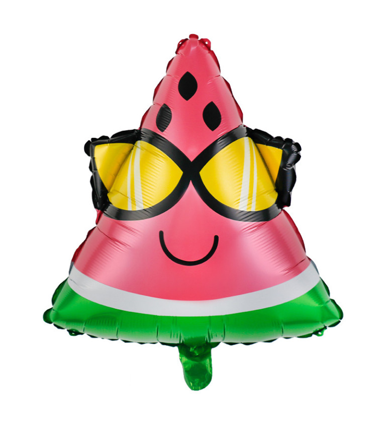 Fóliový balónek Meloun červený