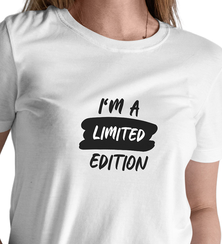 Dámské tričko bílé - I´m a limited edition