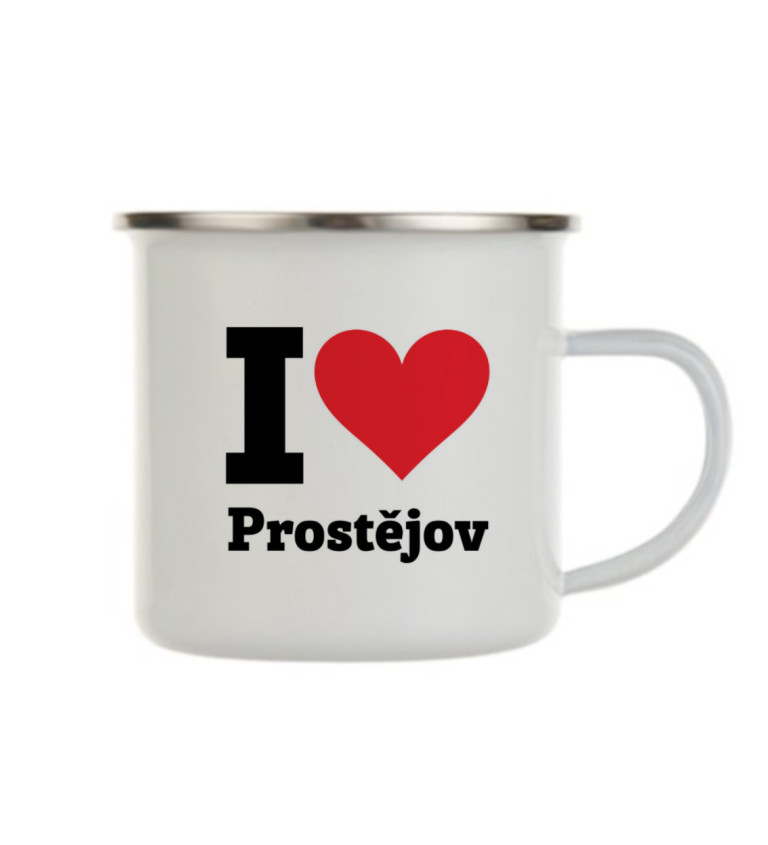 Plecháček bílý - I love Prostějov