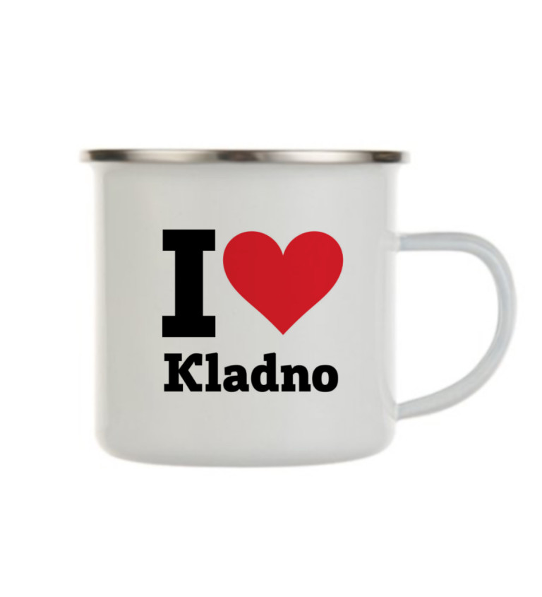 Plecháček bílý - I love Kladno