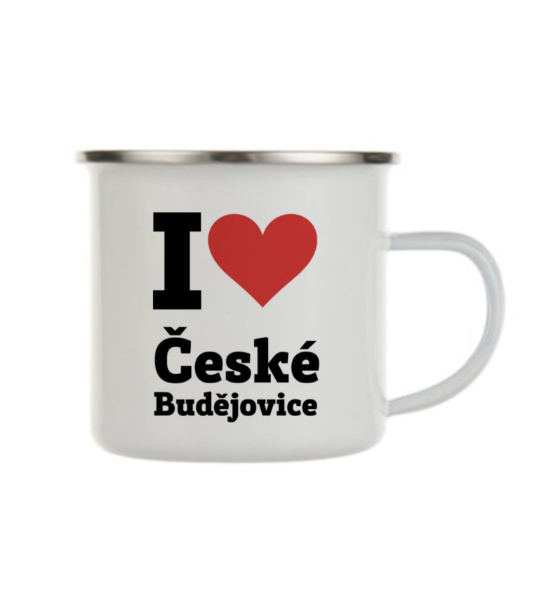 Plecháček bílý - I love České Budějovice