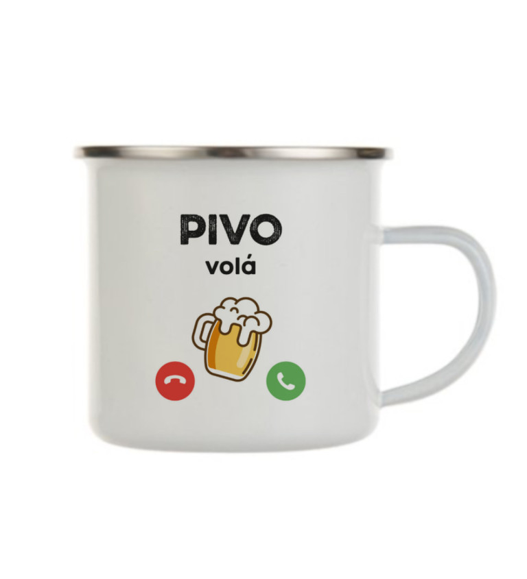 Plecháček bílý - Pivo volá