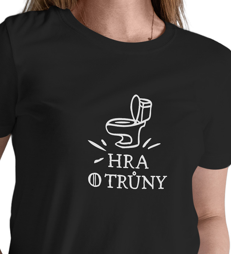 Dámské tričko černé - Hra o trůny