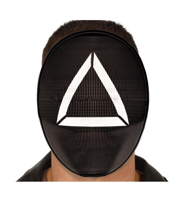 Maska hráč trojúhelník