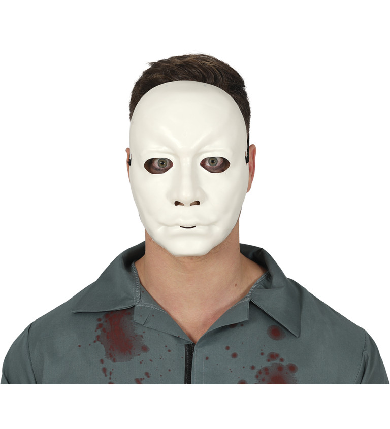 Bílá hororová maska