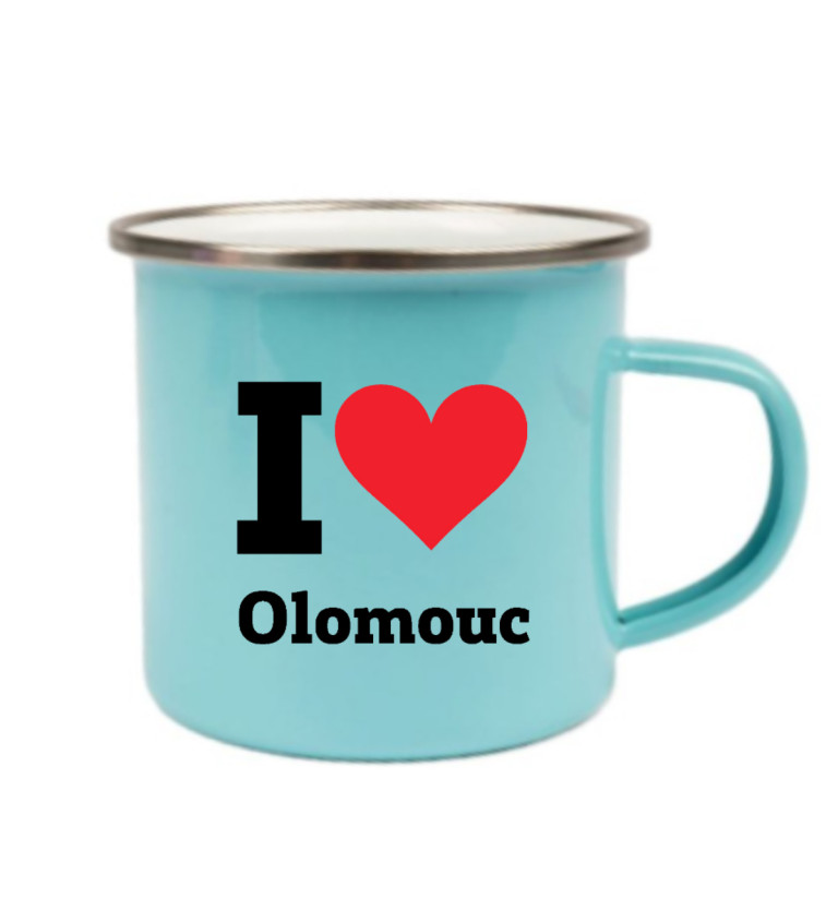 Plecháček modrý - I love Olomouc