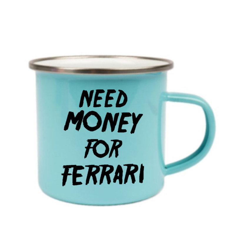 Plecháček modrý - Need money for Ferrari