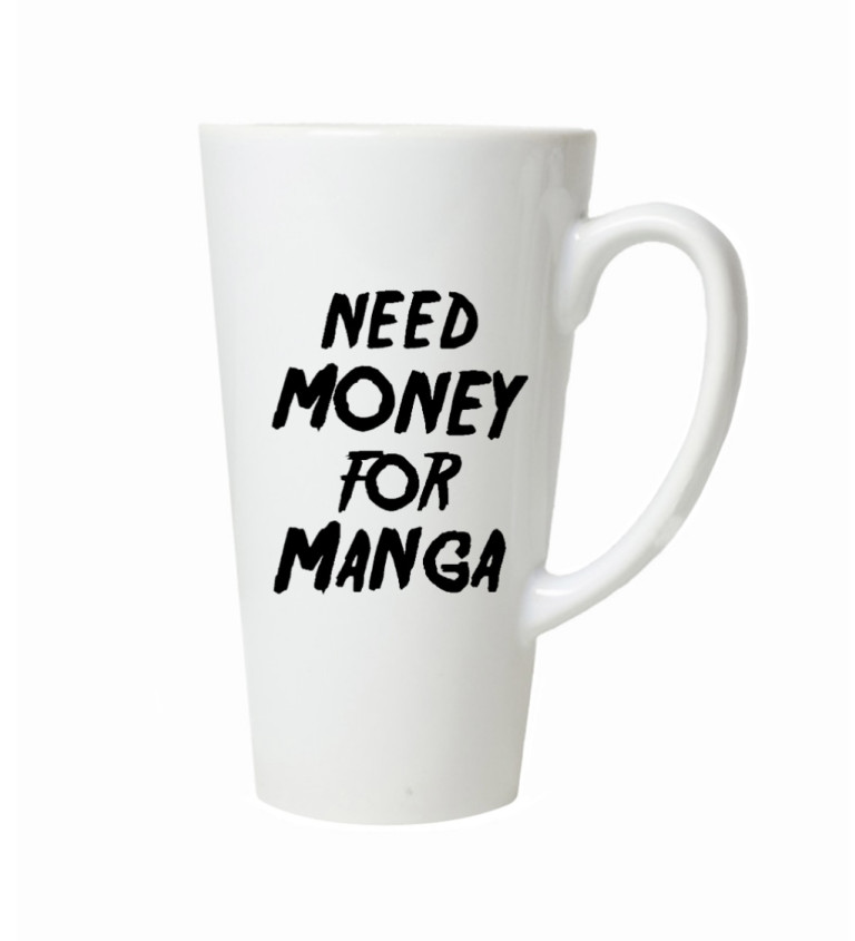 Latte hrnek - Need money for manga