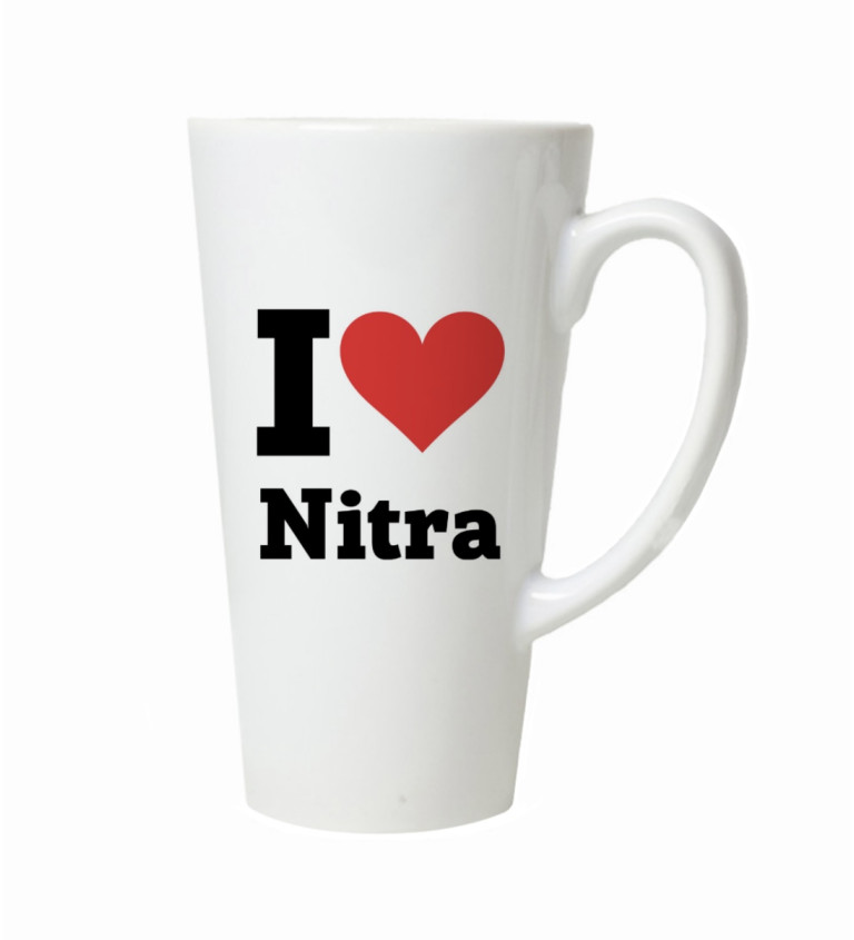 Latte hrnek - I love Nitra