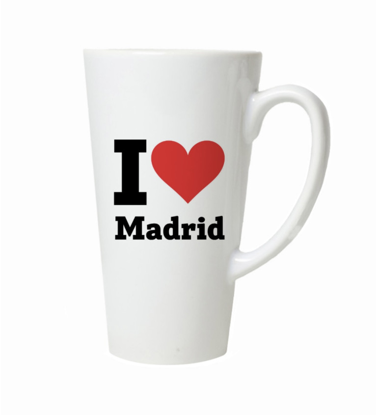 Latte hrnek - I love Madrid