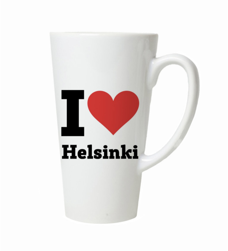 Latte hrnek - I love Helsinki