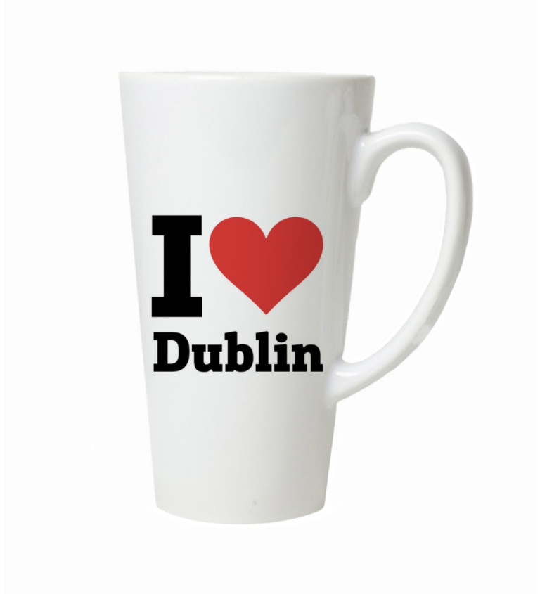 Latte hrnek - I love Dublin