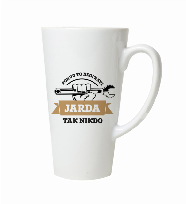 Latte hrnek - Pokud to neopraví Jarda, tak nikdo